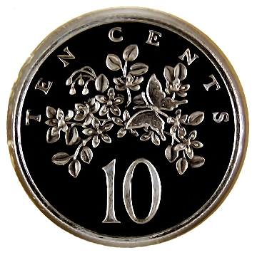 Ямайка 10 центов  1977 год UNC