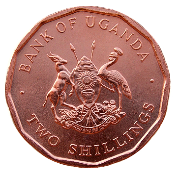 Уганда 2 шиллинга  1987 год UNC