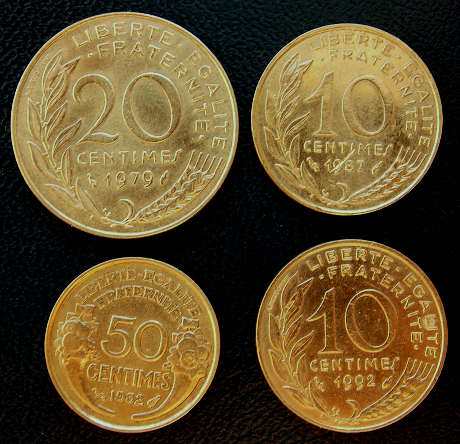 Коллекционный набор монет Франция 