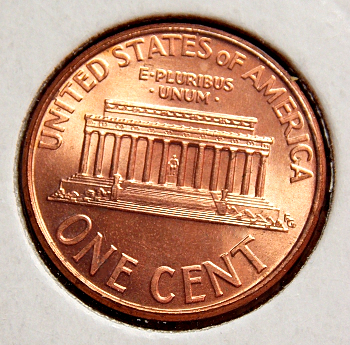 США 1 цент  2005 год