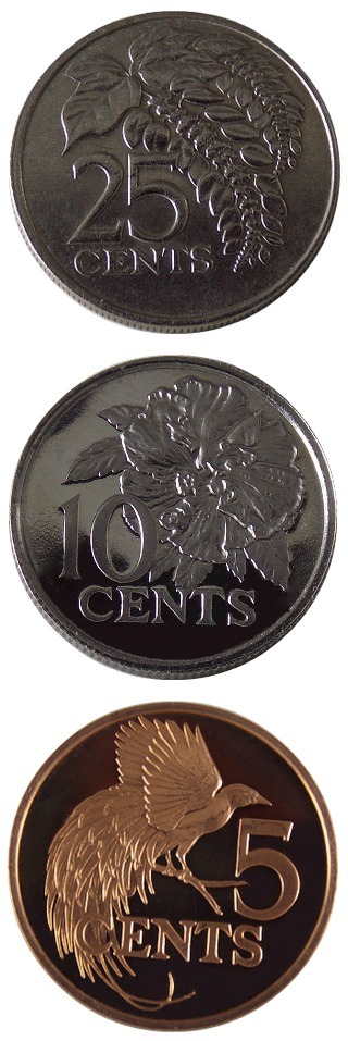 Коллекционный набор монет Тринидад и Тобаго 1980 год UNC